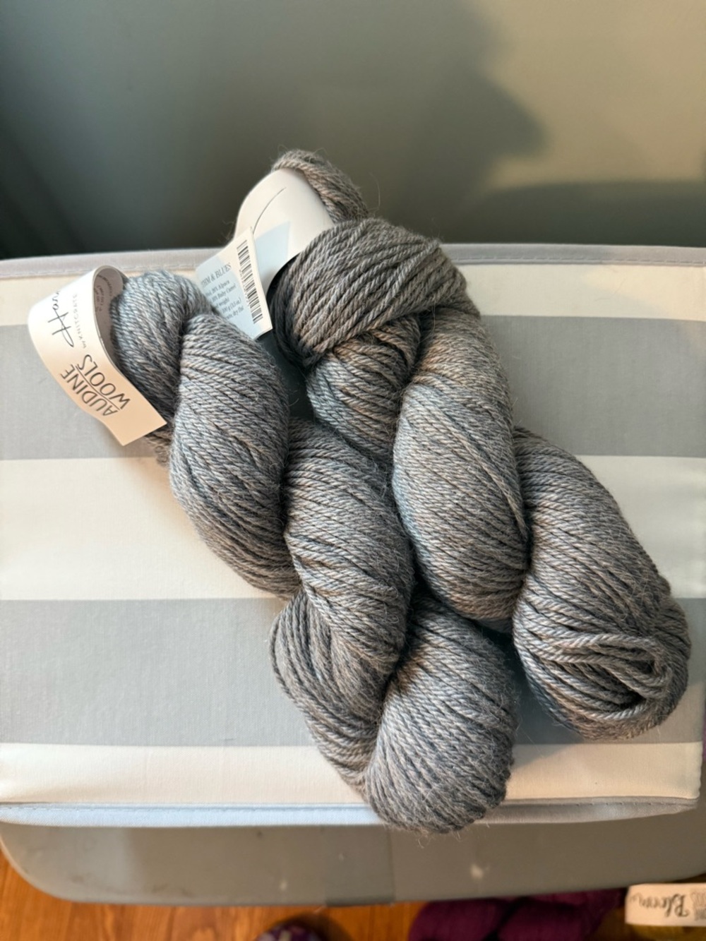 Gray Wool Yarn